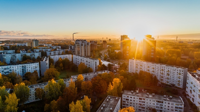 golden hour real estate photography