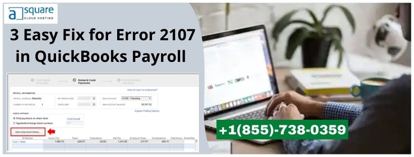 Error 2107 in QuickBooks Payroll