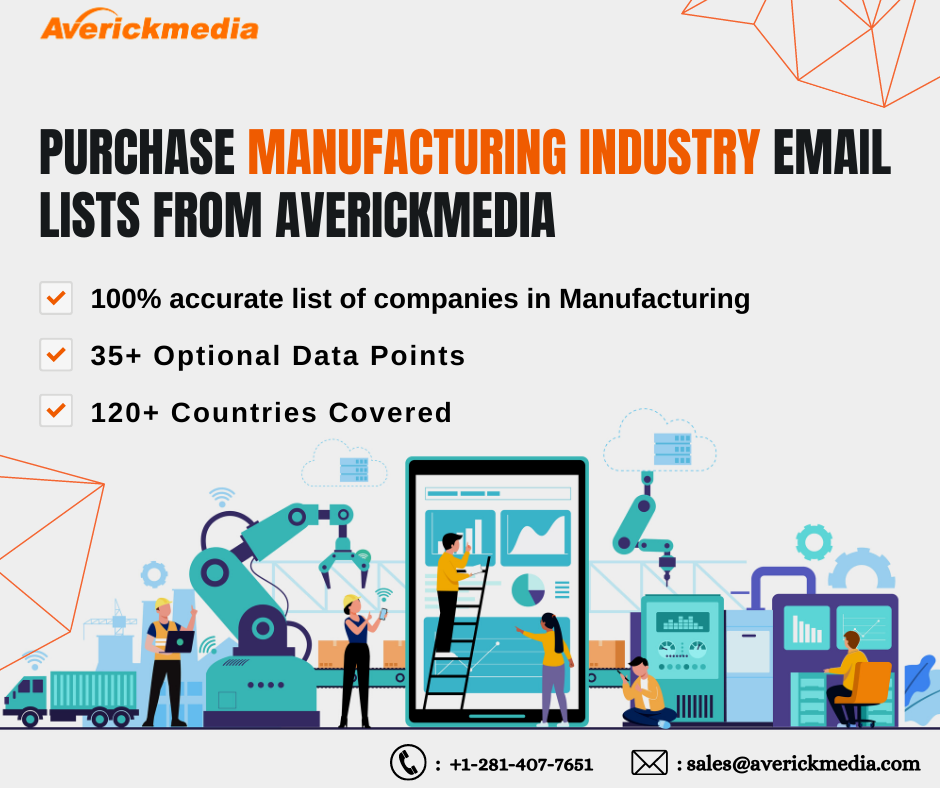 manufacturing industry email Lists